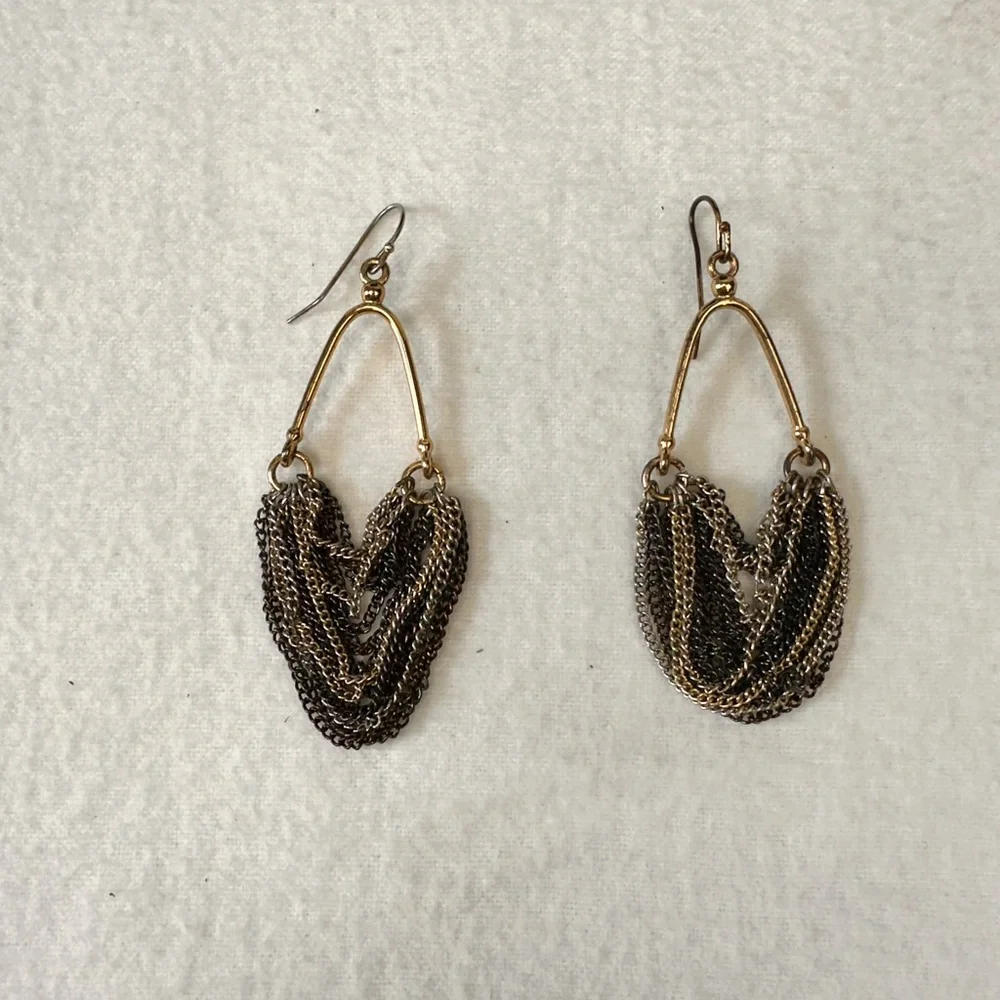 Vintage 90s Paired Earrings Fish Hook Lot of 3 Fashion Jewelry